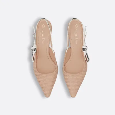 Dior nude pointy stiletto heels