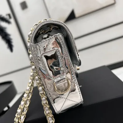 Chanel Silver / Gold / Black Crossbody Bags