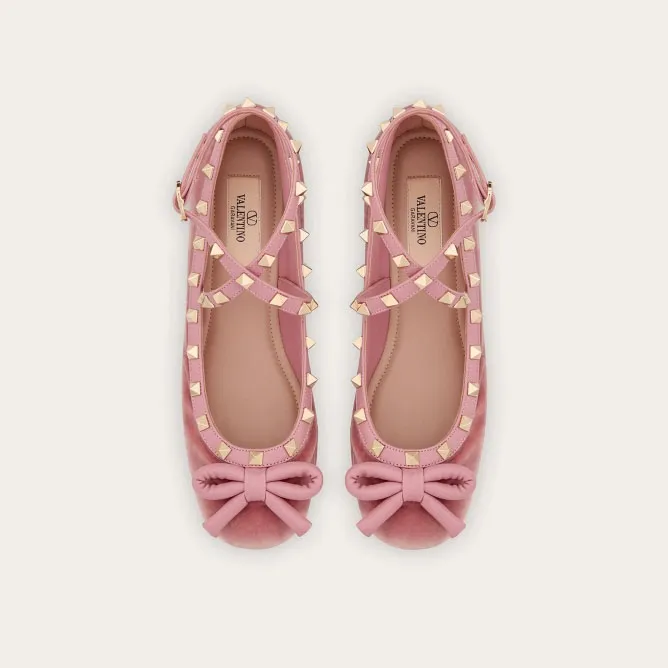 VALENTINO Velvet ballet flats
