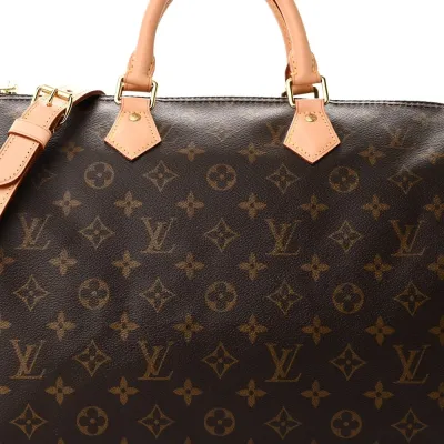 Louis Vuitton Speedy Bandoulière 35 Monogram Canvas Gold Hardware