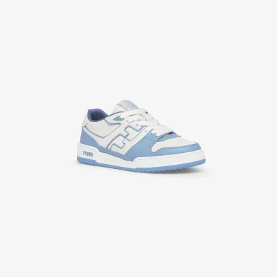 FENDI Light blue leather low-top shoes Sneakers