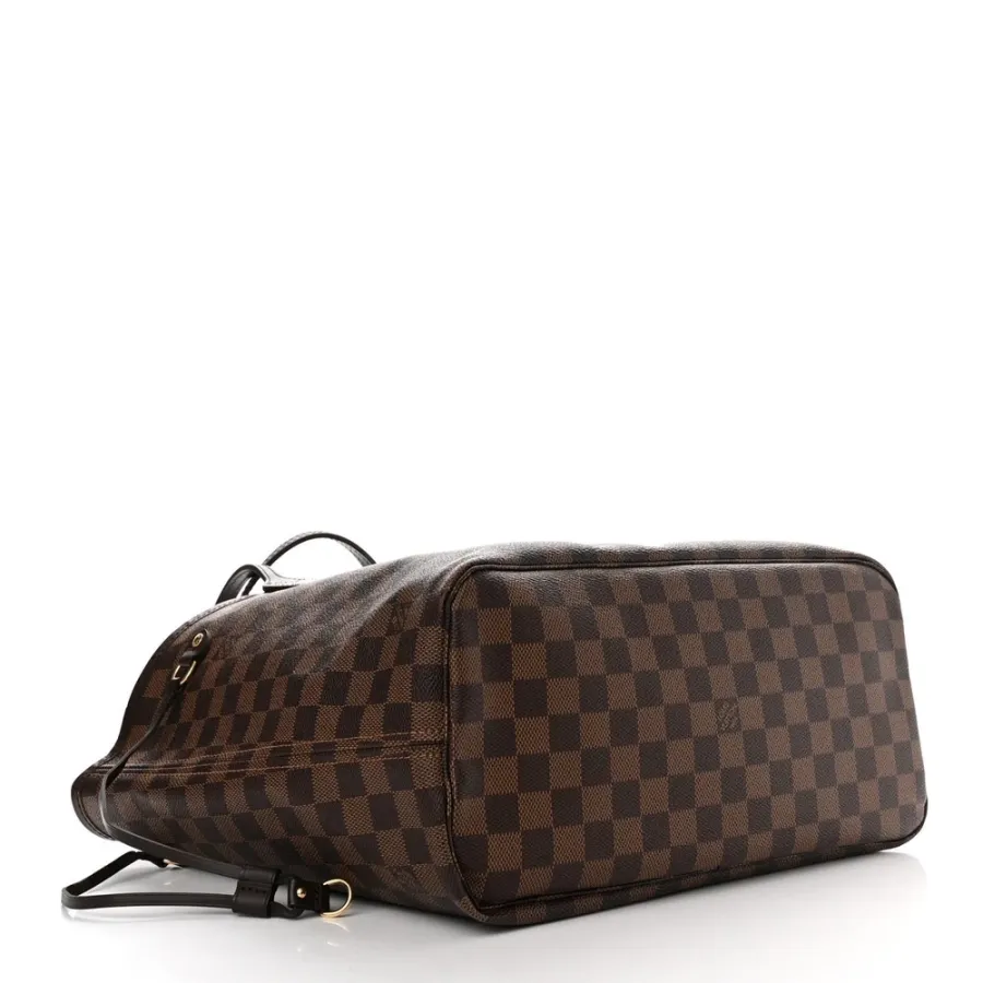 Louis Vuitton Neo Neverfull MM Damier Ebene Canvas Rose Ballerine Interior
