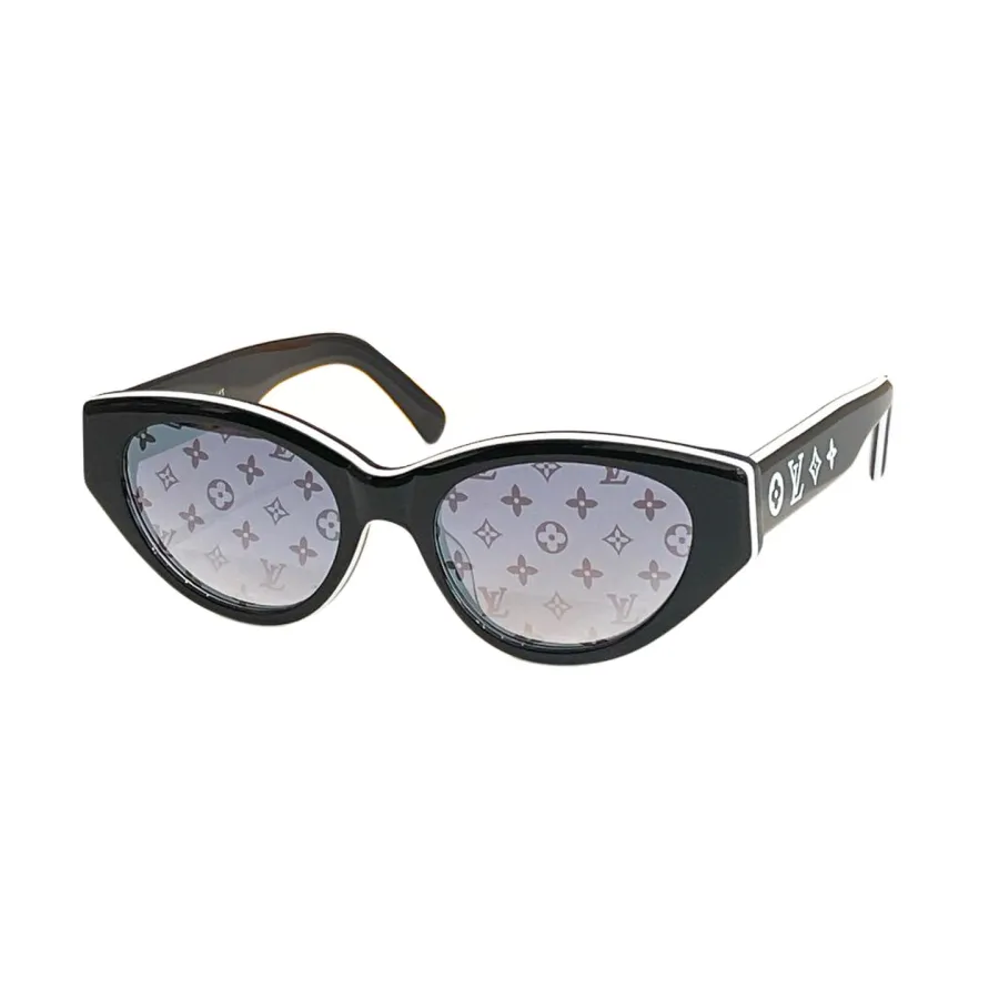 Louis Vuitton Cat Eye glasses black brown/leopard brown/white/black white/green/light pink/purple monogram color Size 53口19-145