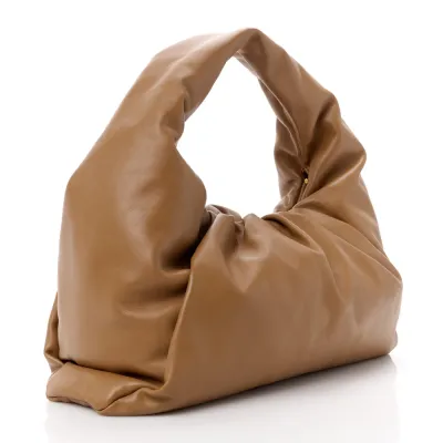 Bottega Veneta Small The Shoulder Pouch Cammello Smooth Butter Calf Leather