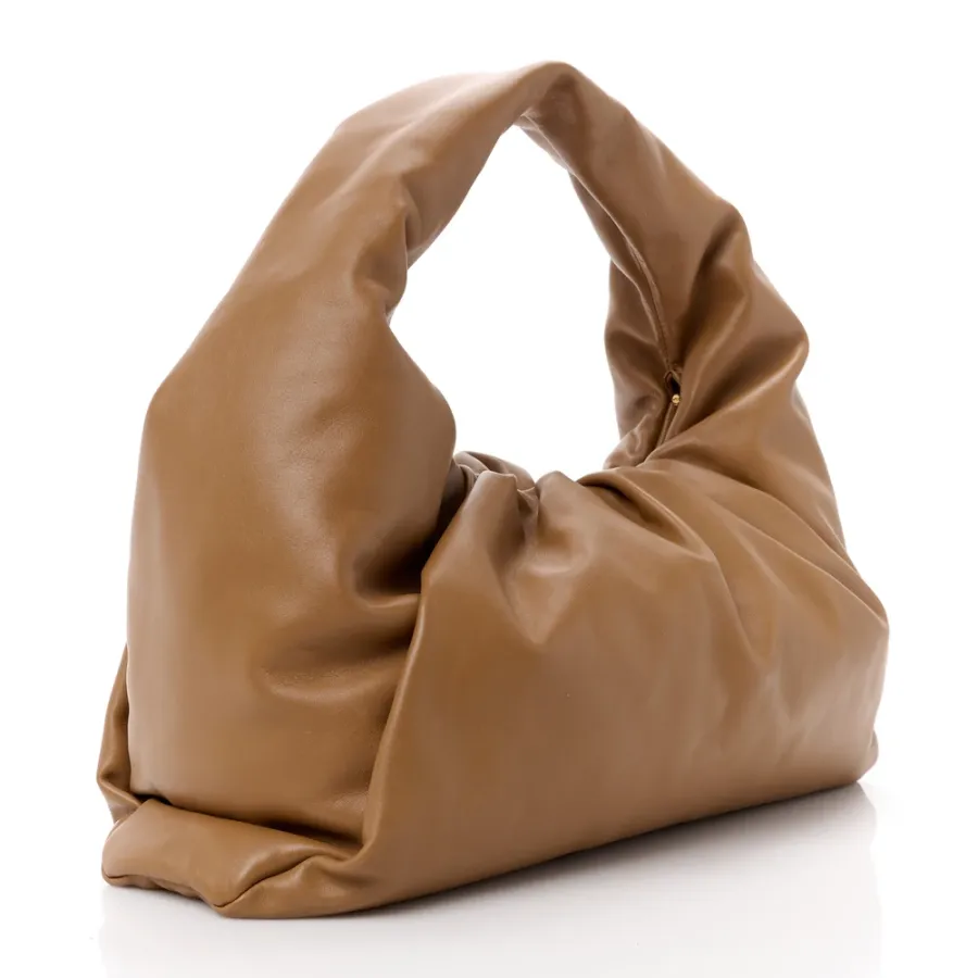 Bottega Veneta Small The Shoulder Pouch Cammello Smooth Butter Calf Leather