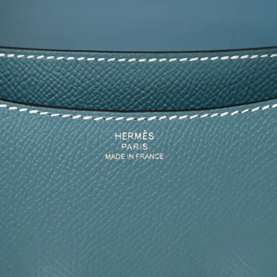 Hermès Constance 18 New Blue Jean Epsom Leather Silver Hardware
