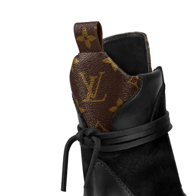 Louis Vuitton Black platform ankle boots