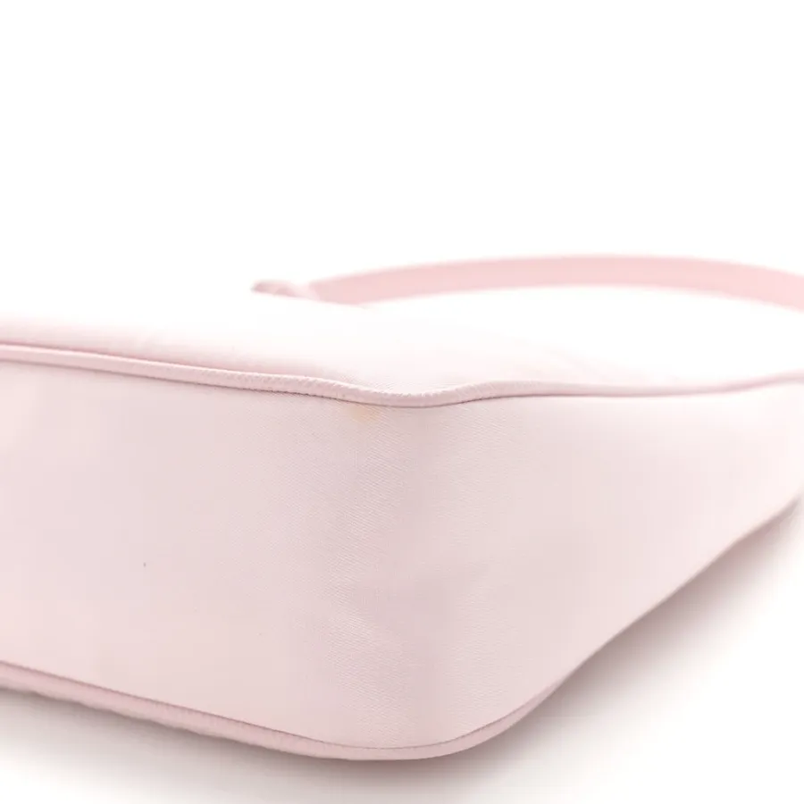 Prada Mini Re-Edition 2005 Bag Alabastro Re-Nylon & Saffiano Leather Silver Hardware