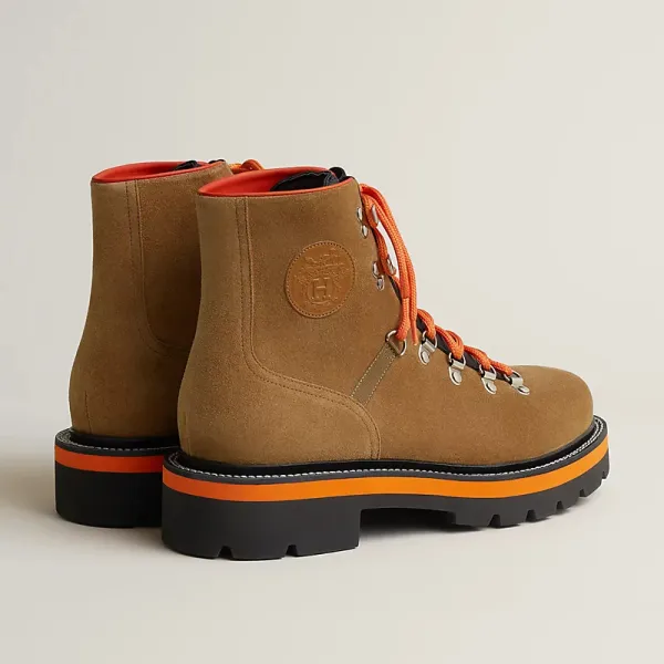 HERMES Hike Brown ankle boots - Image 4