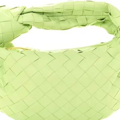 Bottega Veneta Mini Intrecciato Jodie Fennel Nappa Leather