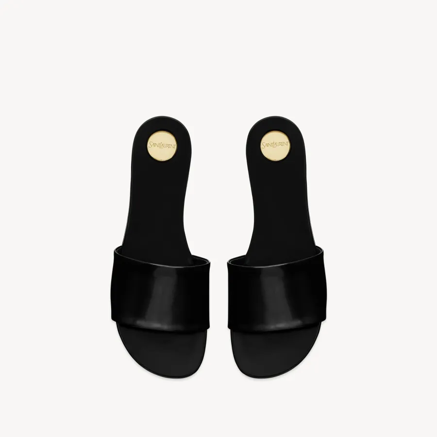 Yves Saint Laurent  leather sandals slippers