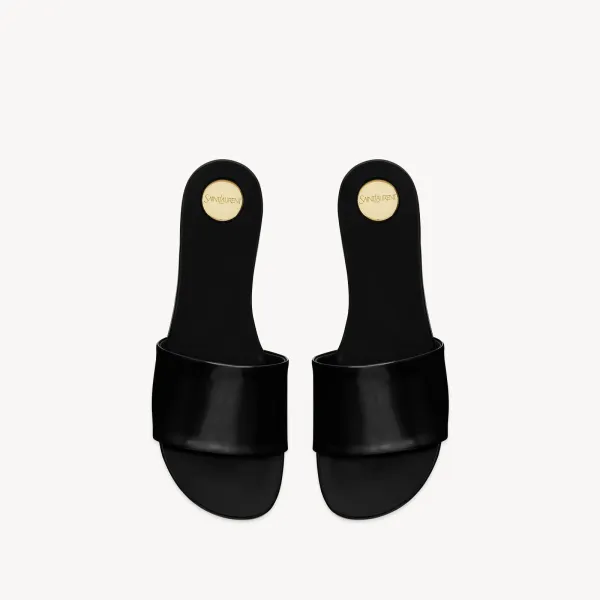 Yves Saint Laurent leather sandals slippers - Image 3