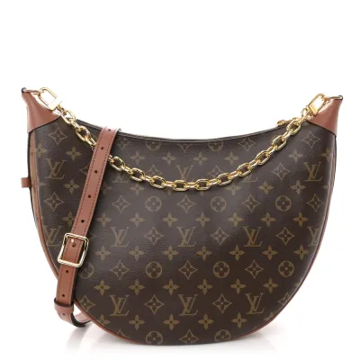 Louis Vuitton Loop Hobo Reverse Monogram Canvas Gold Hardware