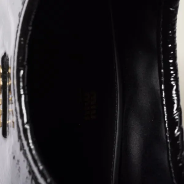 Miu Miu Patent Leather Black Shoulder Bags - Image 4