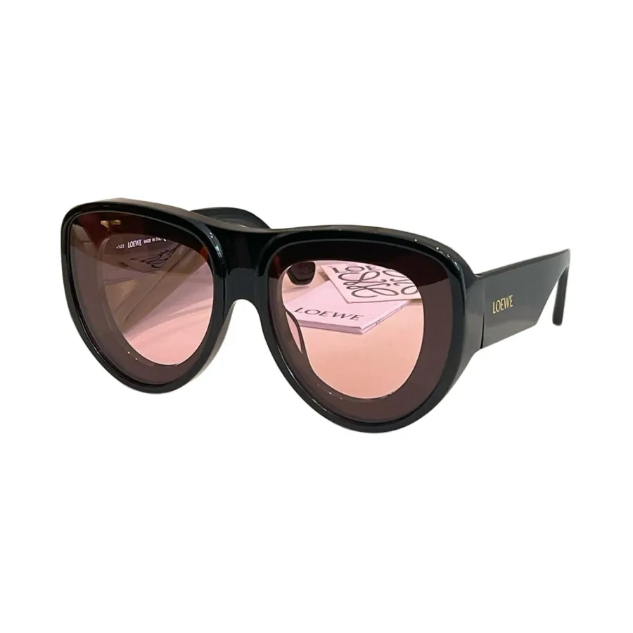 Loewe glasses black/black blue/black red/mirrored black/black orange/leopard brown/leopard green/leopard red/mint color Size 61口16-140