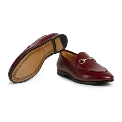 Gucci red loafers