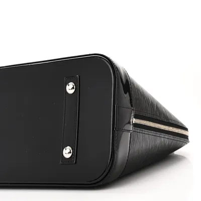 Louis Vuitton Alma GM Black Epi Leather Electric Silver Hardware