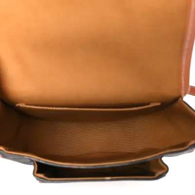 Celine Medium Folco Bag Tan Triomphe Canvas