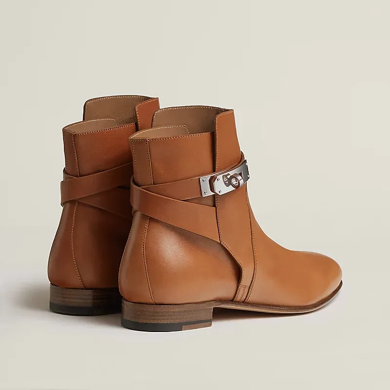 HERMES Neo Brown ankle boots