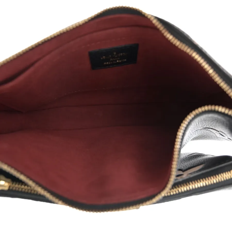 Louis Vuitton Multi Pochette Accessoires PM Black/Beige Giant Monogram Empreinte Leather Gold Hardware