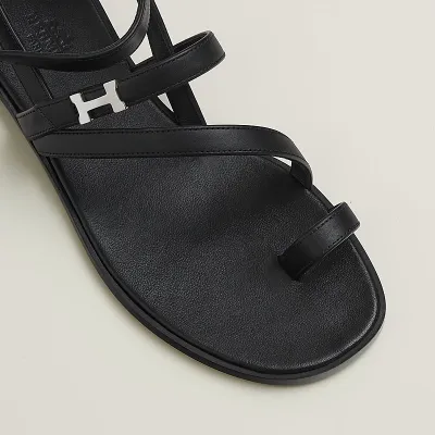 HERMES Harmonie black Sandal