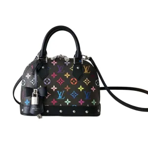 Louis Vuitton x Murakami Takashi Alma BB Multicolor Black Silver Hardware