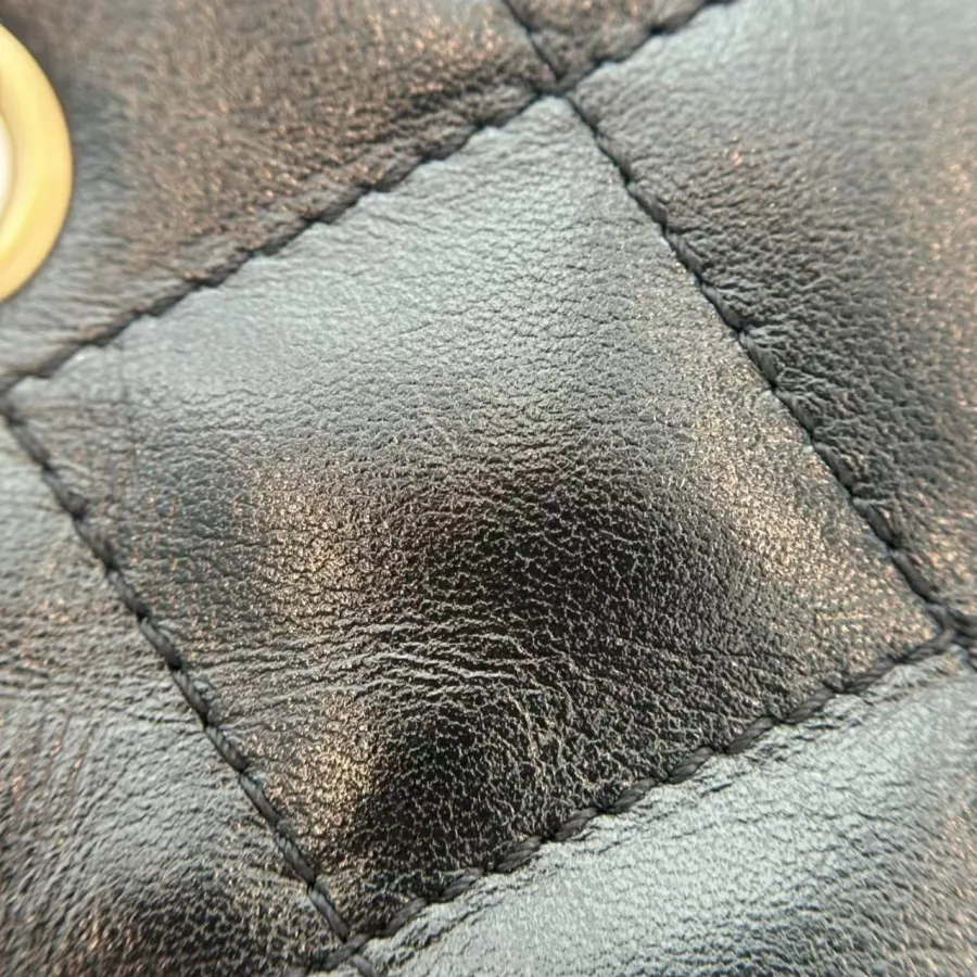 Chanel Black Quilted Shiny Calfskin Leather / Abrasive Sand Leather / Quilted Caviar Leather Shoulder Bags photo review
