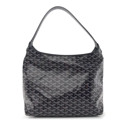 Goyard Boheme Hobo PM Navy Blue Goyardine Canvas