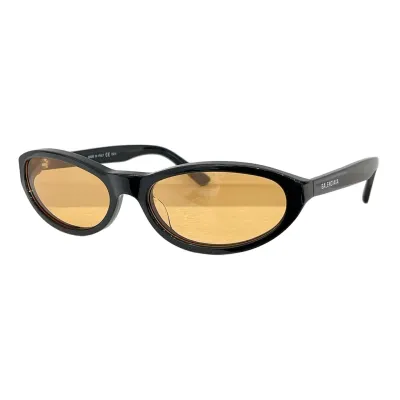 Balenciaga glasses black/mirrored/brown/orange/silver color Size 58口18-140