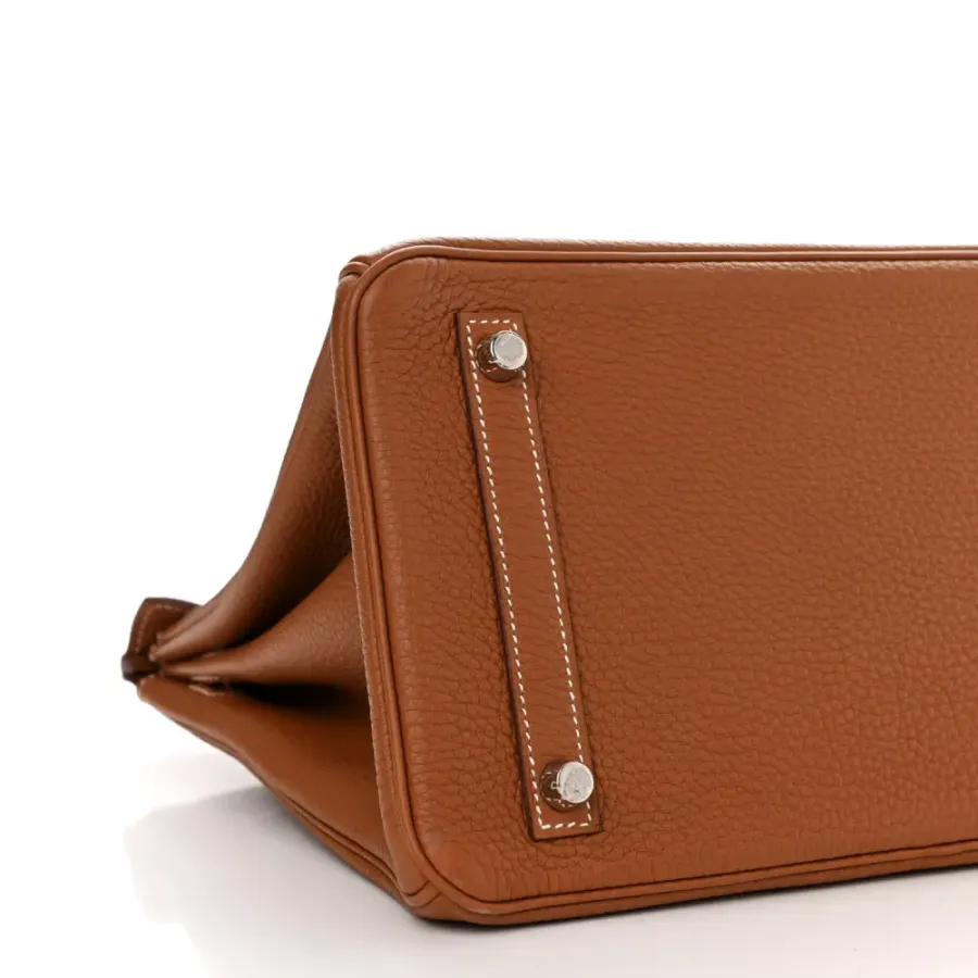 Hermès Birkin  Brown Epsom Leather Palladium Hardware