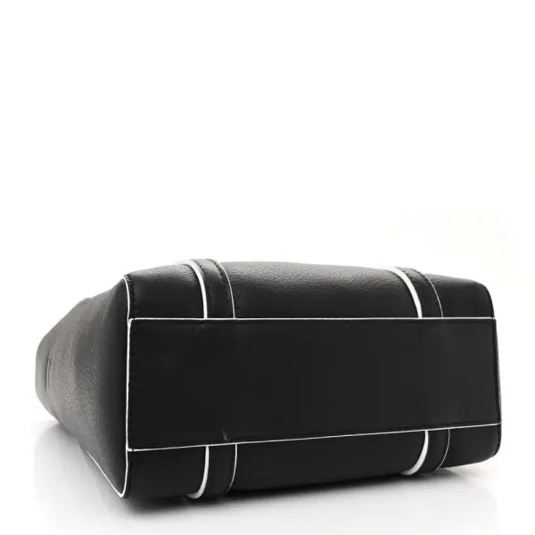 Balenciaga XXS Everyday Tote Black/White Smooth Calfskin Leather Logo Double Sided - Image 6