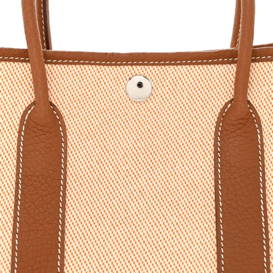 Hermès Garden Party 30 TPM Brown Toile & Negonda Leather
