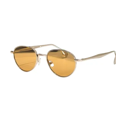 Bottega Veneta glasses silver/gold/apricot/rust/brown/tawny/black gold/eggplant color Size 53口21-140