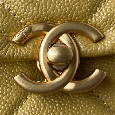 Chanel Yellow / Purple / Red / White / Black Quilted Caviar Leather Backpacks