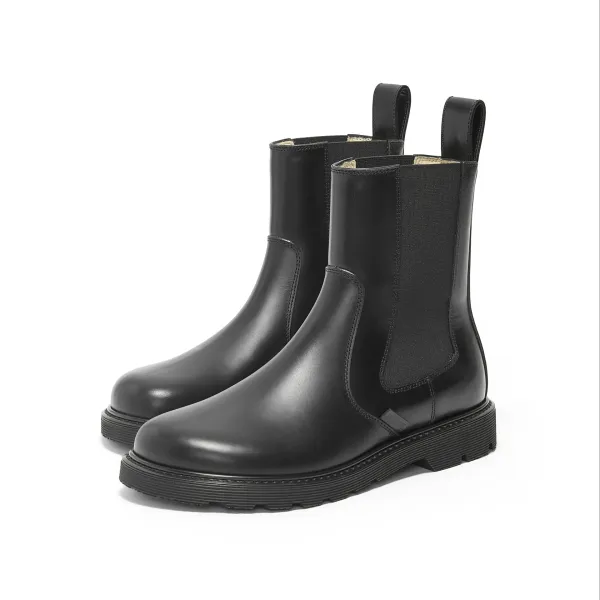 LOEWE Black ox leather Blaze Chelsea boots - Image 3