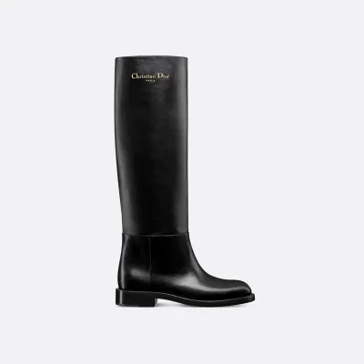 Dior black long boots