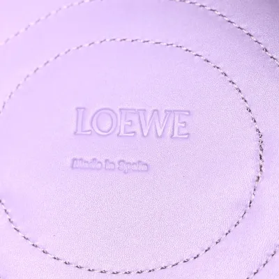 Loewe Paseo Bag Small Light Mauve Shiny Nappa Calfskin Leather Gold Hardware