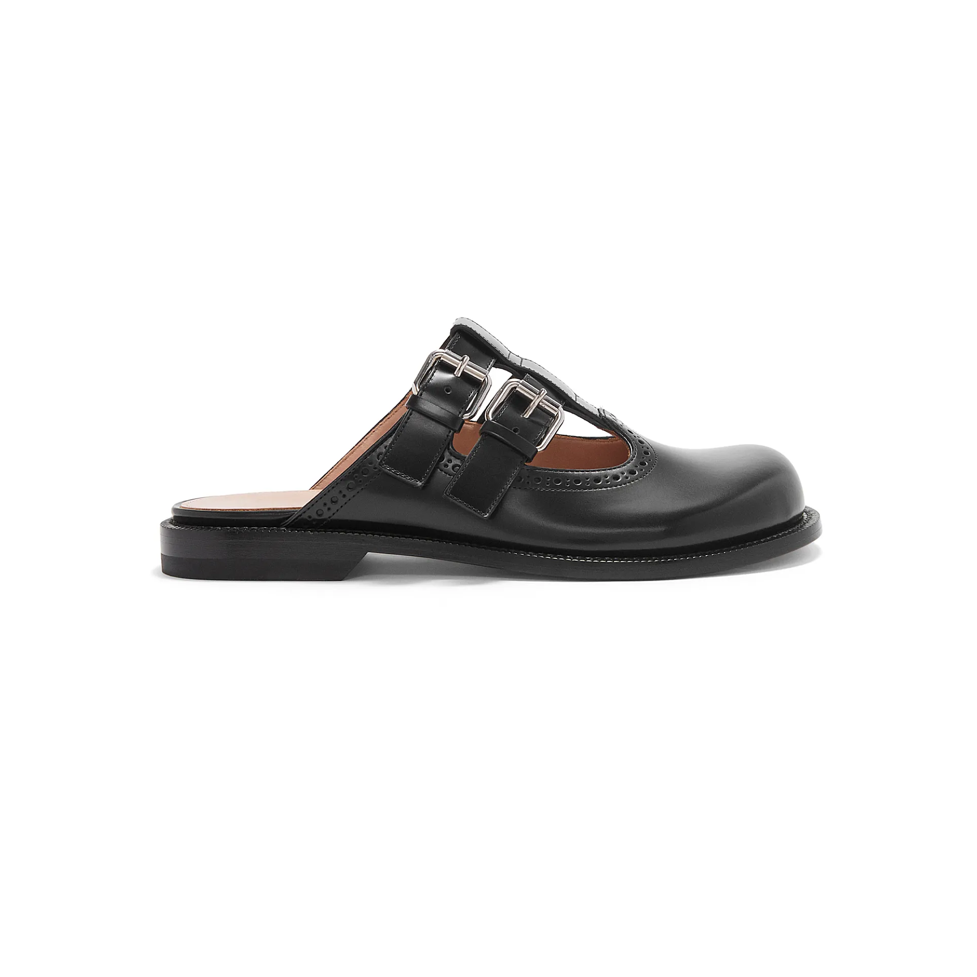 LOEWE Sapatos Mary Jane Muller pretos sapatilhas flats