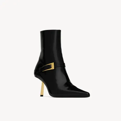 Yves Saint Laurent Mirror leather ankle boots