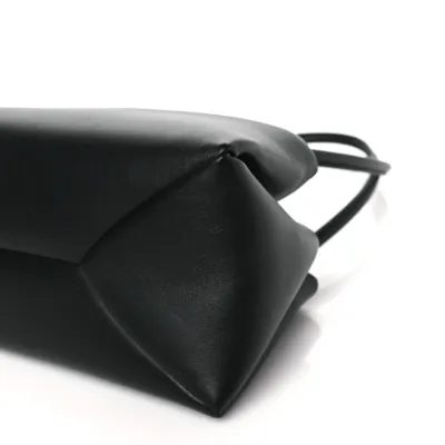 Prada Mini Shoulder Bag Black Nappa Leather Silver Hardware