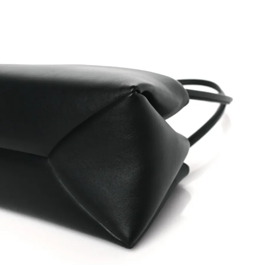 Prada Mini Shoulder Bag Black Nappa Leather Silver Hardware