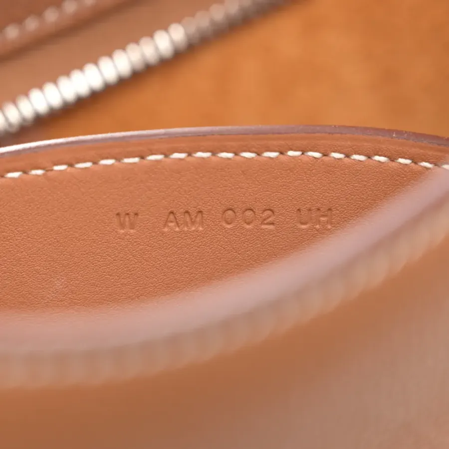 Hermès P’tit Arcon Brown Togo & Swift Leather Silver Hardware