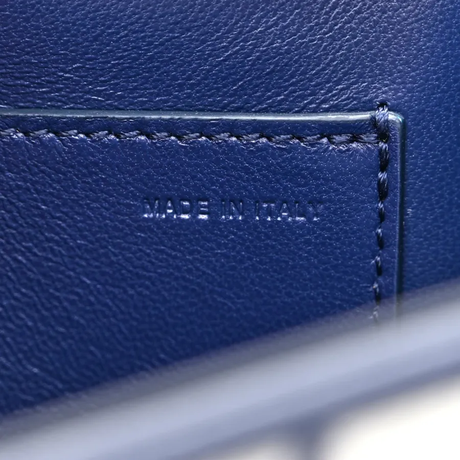 Valentino Garavani Small VLogo Locò Shoulder Bag White/Worker Toile Iconographe Cotton Silver Hardware