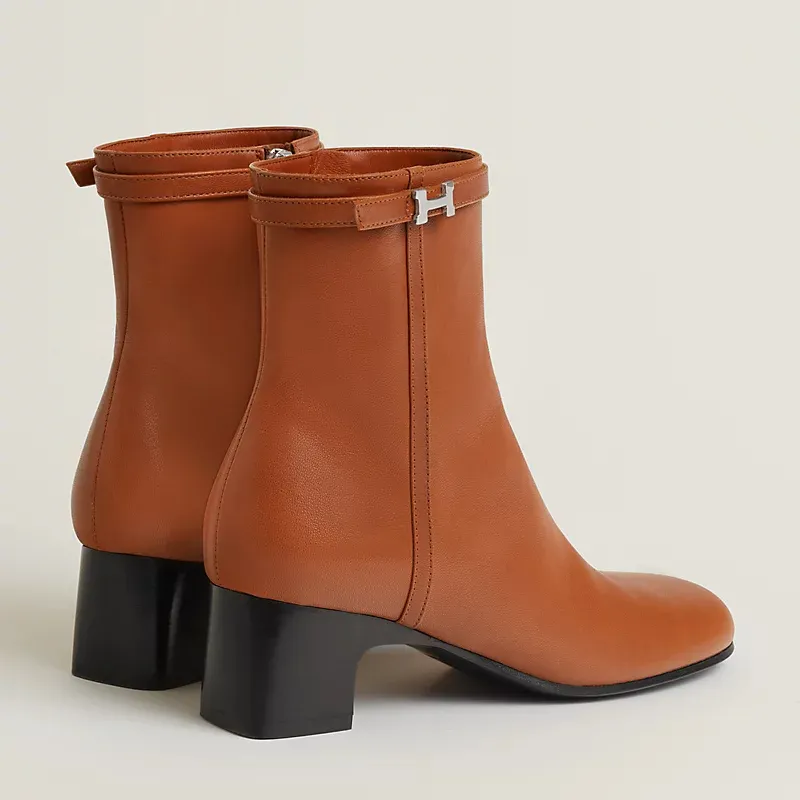 HERMES Imperial  Brown ankle boots