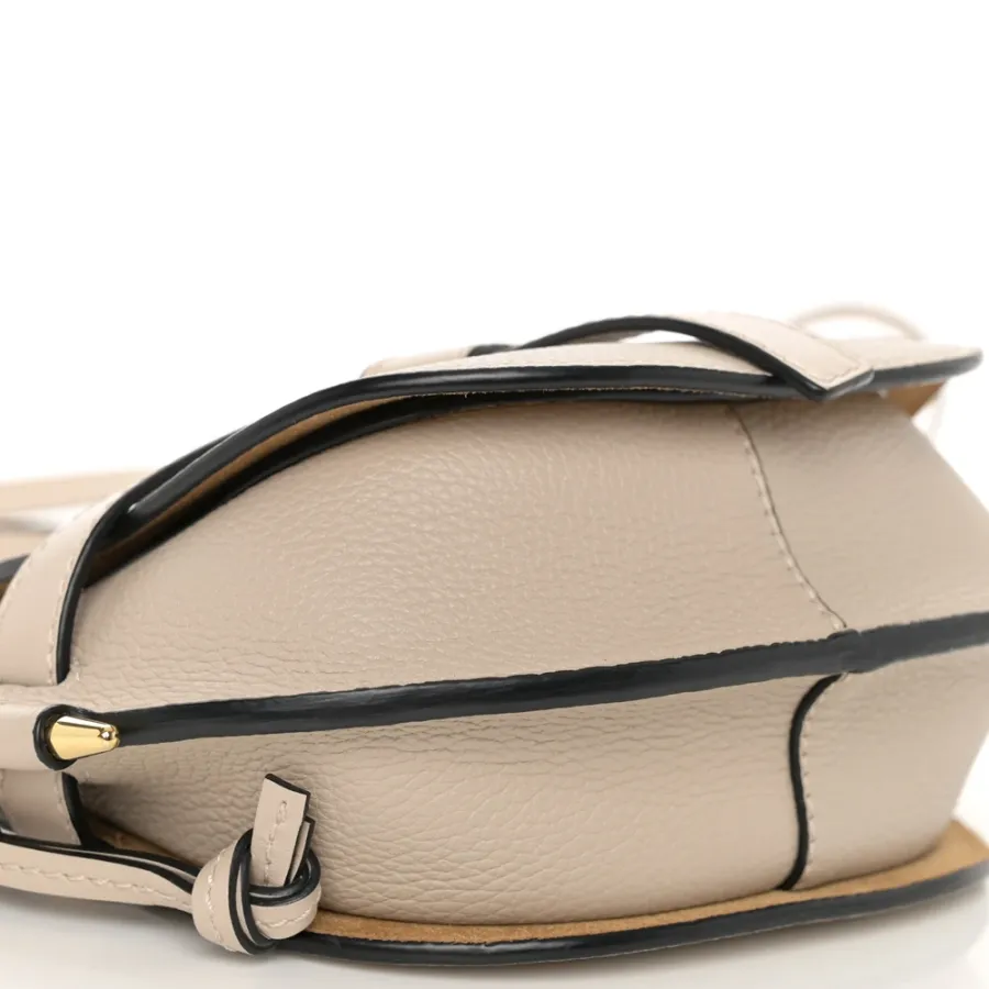 Loewe Gate Crossbody Bag Mini Light Oat Grained Calfskin Leather