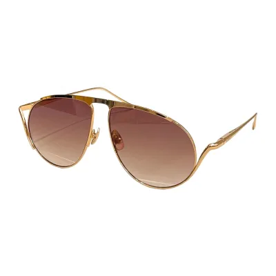 Loewe Pilot glasses green/rust/black silver/black gold/silver/silver gold/pink/brown color Size 58口13-140