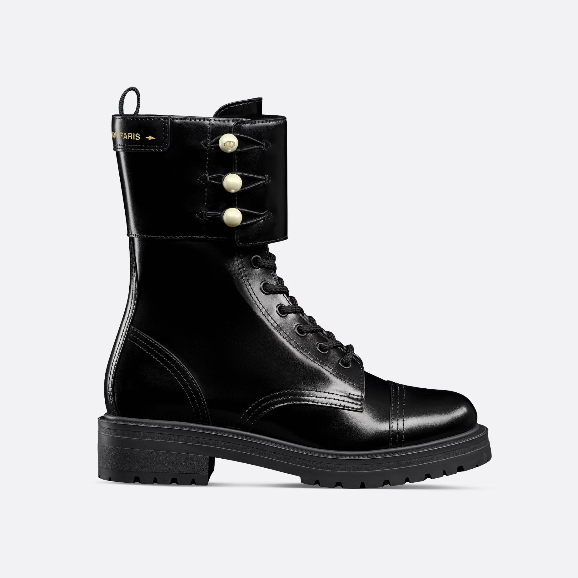 Dior botas pretas de tornozelo