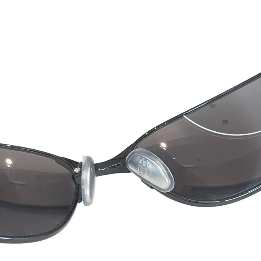 Balenciaga glasses black/black silver/silver/mirrored black color Size 58口18-140