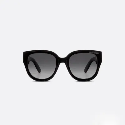 DIOR square frame glasses black/white color Size 62-14-140