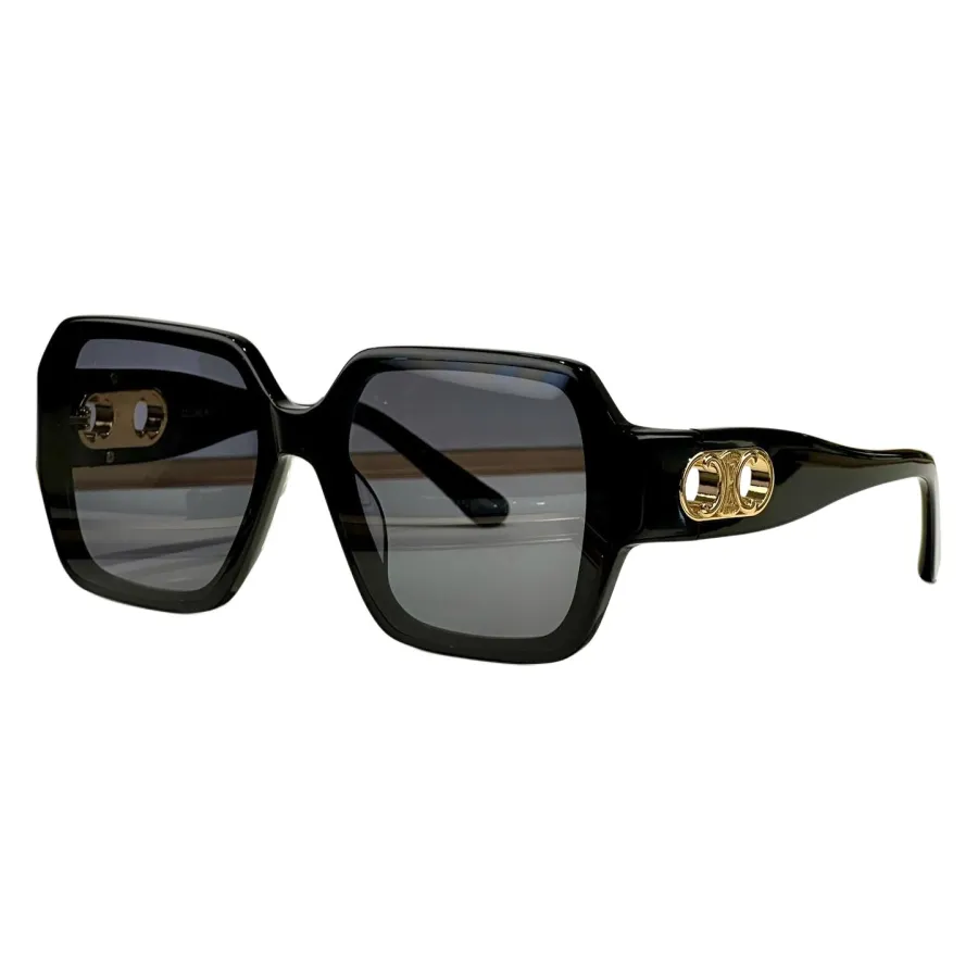 Celine square frame glasses black white/black/black brown/eggplant/leopard/ivory color Size 61口16 140